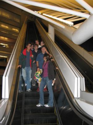 Our one successful escalator shot