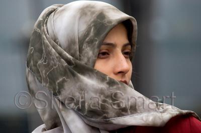 Muslim lady candid