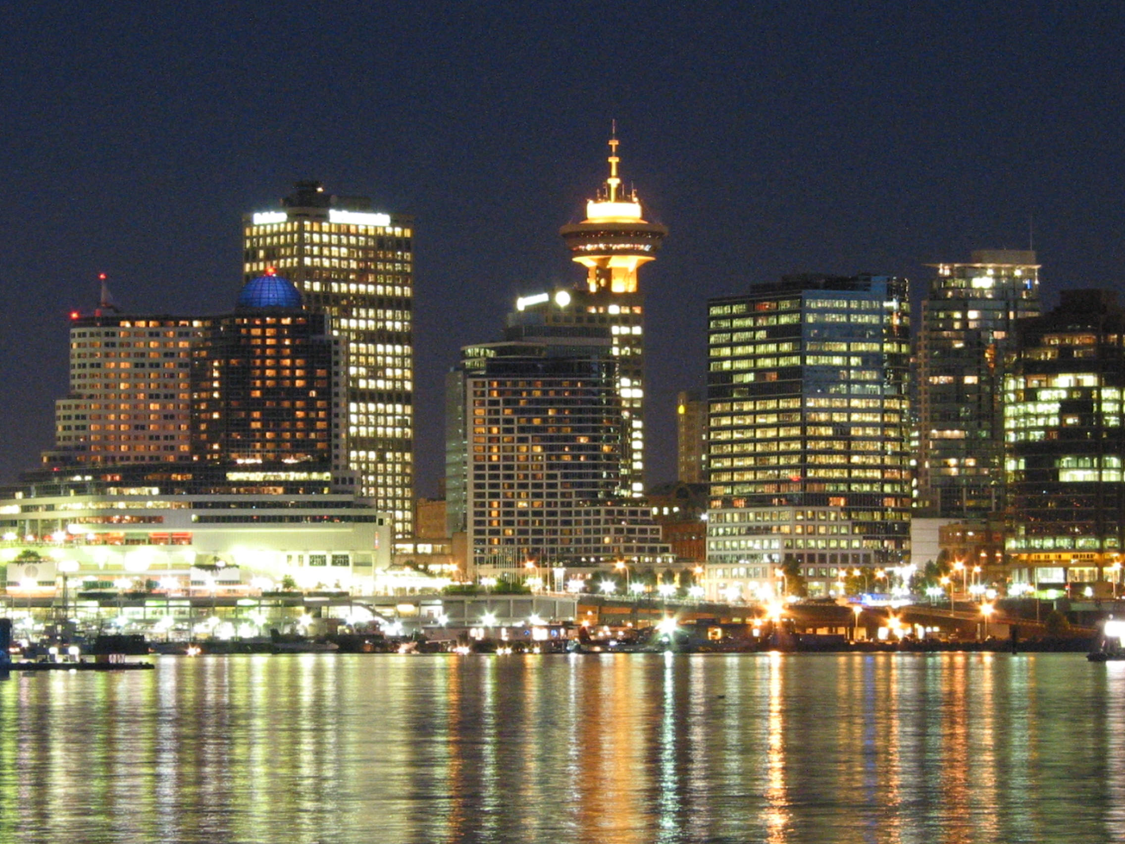 View of the Downtown Skyline from Stanley Park