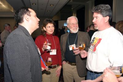 (L-R) Barry Weinberger, Christina Allers, Chuck Popenoe, and Rick Garvin
