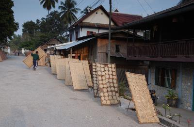 Rice cakes alley, Luang Prabang, Laos