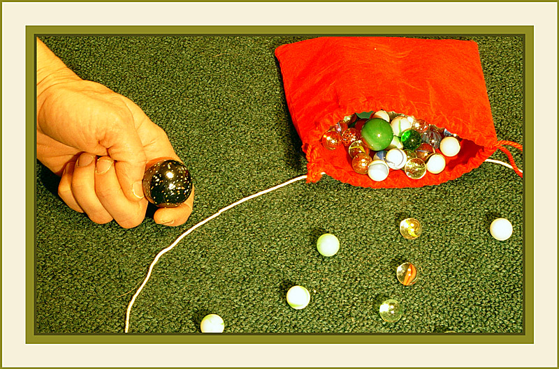 Playing For All The Marbles<br> by Deb