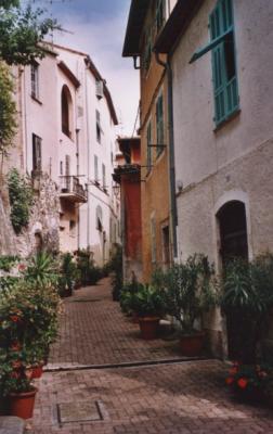 Villefranche's flower pots