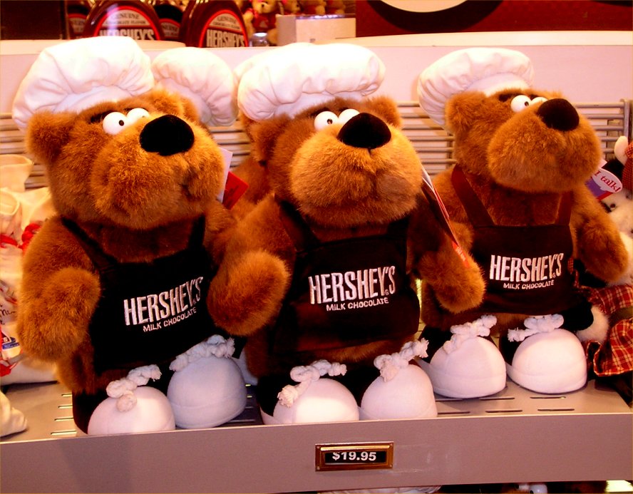3 Bears in the TimesSquare Hershey store