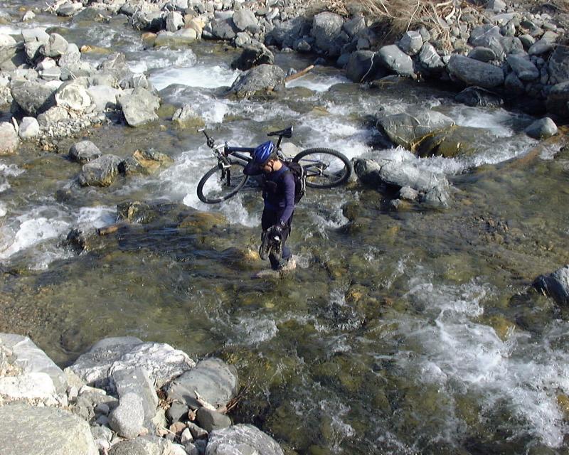 Crossing Big Rock Creek