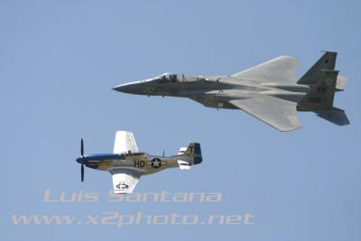P-51 Mustang And F-15 Eagle
