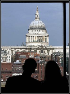 St Pauls from the Tate Gallery