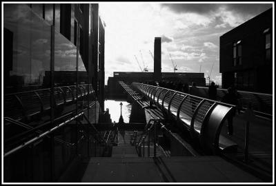 The Tate Gallery and Millennium Bridge