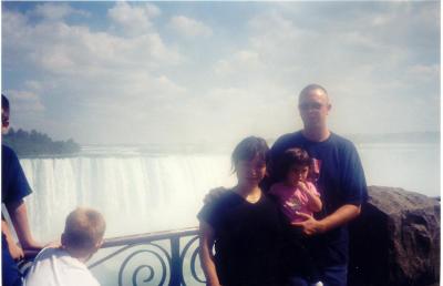 Family at Niagara Falls