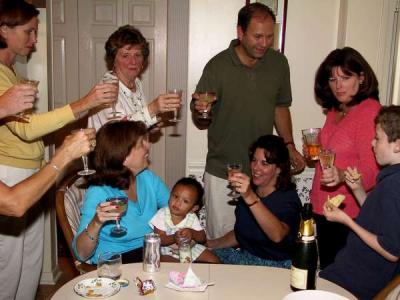 A toast, to a job well done.
