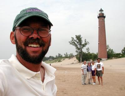 Self-Portrait - Tom & friends at the lighthouse