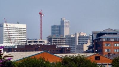 CIS building, Manchester from Salford