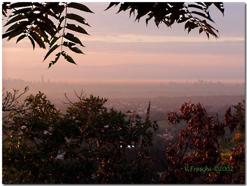 Red Sky In Mourning... from Garret Mountain