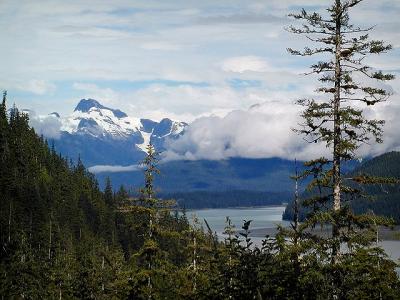 Mountains in clouds