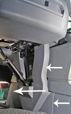 Front Seat Tray Removal