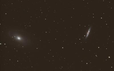 Galaxies m81/m82 in Ursa Major
