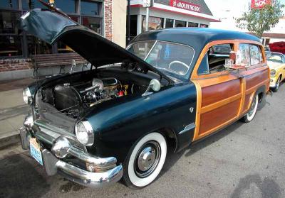 1951 Ford Woodie (Country Squire) - Belmont Shore Car Show 2002