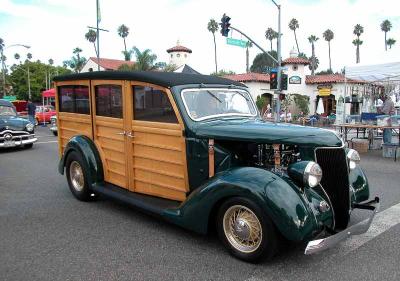 1936 Ford woodie - Taken at the Belmont Shore 2002 Car Show