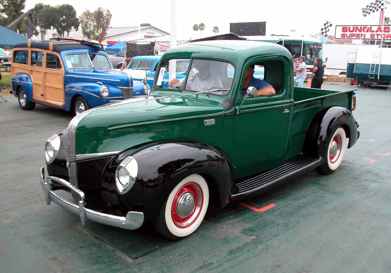 Cruisin 1940 Ford Pickup - 2002 Labor Day Cruise, OC Fairgrounds Costa Mesa, CA