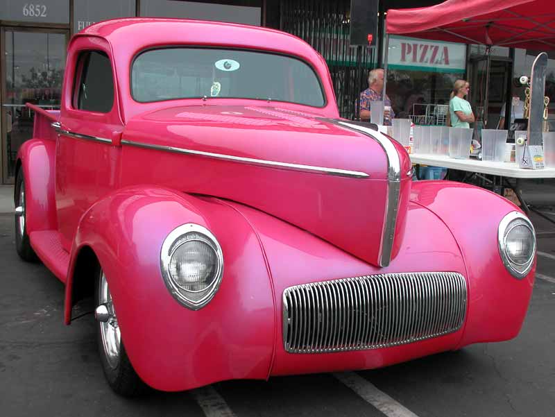 1942 Willys pickup - Sunday Morning meet held at Golden West and Edinger