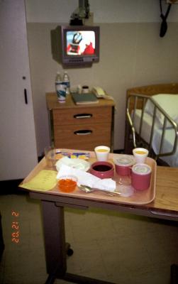The night before my surgery, 12 Feb 2002.