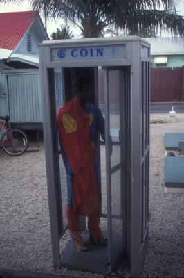 Even Superman vacations in Grand Cayman
