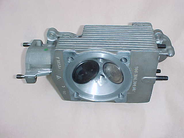 Bottom view of cylinder head