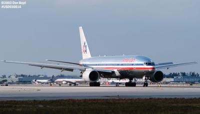 American Airlines B777-223(ER) N788AN aviation stock photo #3011