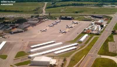 118th Airlift Wing (Tennessee Air National Guard) base and C-130's military aviation stock photo