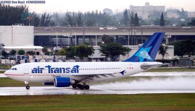 Air Transat A-310 C-FDAT aviation stock photo