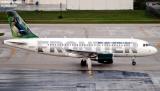 Frontier Airlines A319-111 N902FR aviation stock photo
