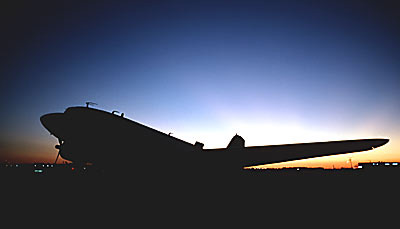 DC3 sunset stock photo #SS9505