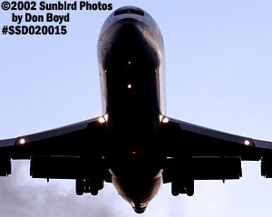 Amerijet B727-200F airline aviation sunset stock photo #SSD020015