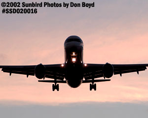 UPS B757-200APF airliner sunset aviation stock photo #SSD020016