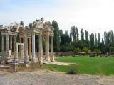 The Tretrapylon -  gateway to the site.<br> 2nd C. AD