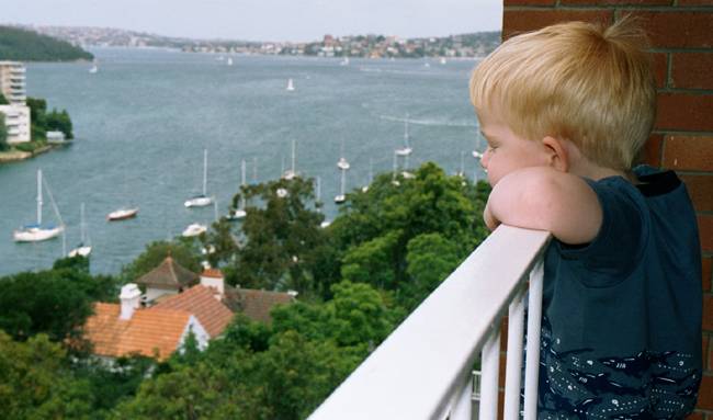 Nice view (were now in Sydney)