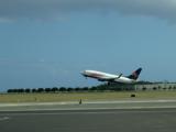 Aloha AQ442 taking off from Runway 8 Left