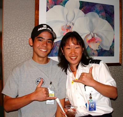 Thank Jaime for helping with the Moanalua High School Tour