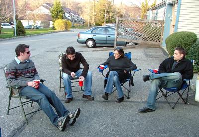 Driveway chillin's