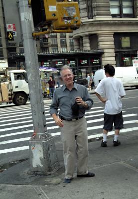 Bobby tries to remove stone near Madison Square