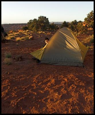 Tent at mouth of Egypt 2