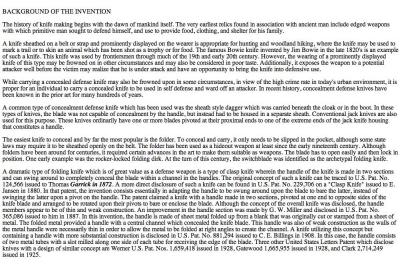 Background of Invention