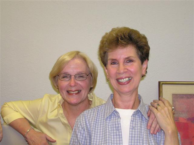 Jean and Irene  in March 05