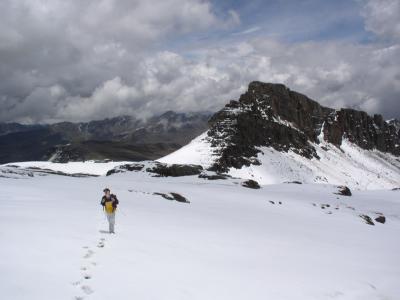 Climbing Tunari