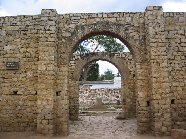 Bedri ber, one of the 5 gates of the walled city of Harar.  This one has been renovated recently.