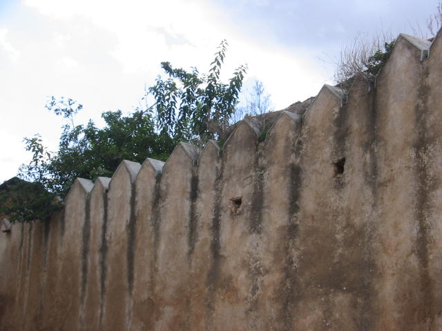 Part of the wall of Harar... near Duk ber.