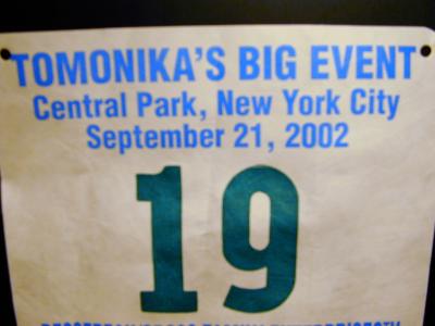 The Tomonika's Race Numbers are given out ......