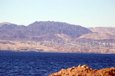 Taba, Egypt on the Sinai Peninsula opposite Aqaba Marine Park