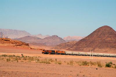 A branch of the old Hejaz railway runs from Aqaba to Ma'an