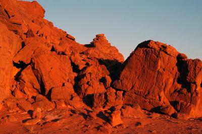 Wadi Rum at sunset